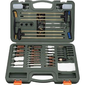 BOOSTEADY Gun Cleaning Kit Universal Gun Cleaning Kit Shotgun Pistol Cleaning Kit with Lightweight Organized Carrying Case Gun Cleaning Supplies Gun Cleaner Bottle Brass Jags and Tips
