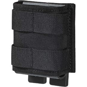 VISMIX Rifle Mag Pouch, Double 5.56mm AR MOLLE Magazine Pouch with Quick Release Kydex Insert and MOLLE Compatible