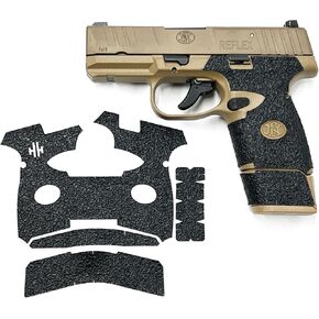 Handleitgrips Handgun Grip Tape Compatible with FN Reflex - Black Textured Rubber Pistol Grip Tape, Easy Installation, Gun Parts & Accessories, Veteran Owned, Made in The USA