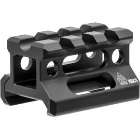 UTG Super Slim 3 Slots Picatinny Riser Mount, 0.75", Black