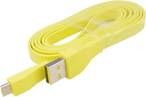 Replacement UE Boom Charger Cable Power Cord Compatible with UE Boom Boom2 Megaboom Wonderboom Miniboom Ultimate Ears Roll Speaker (Yellow, 3.9FT) in Kuwait