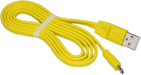 Replacement UE Boom Charger Cable Power Cord Compatible with UE Boom Boom2 Megaboom Wonderboom Miniboom Ultimate Ears Roll Speaker (Yellow, 3.9FT) in Kuwait