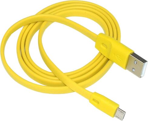 Replacement UE Boom Charger Cable Power Cord Compatible with UE Boom Boom2 Megaboom Wonderboom Miniboom Ultimate Ears Roll Speaker (Yellow, 3.9FT) in Kuwait