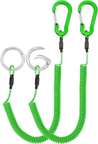 Lix&Rix Spiral Elastic Coiled Lanyards for Tools Fishing Equipments Pliers Accessories, 2pcs in Saudi Arabia