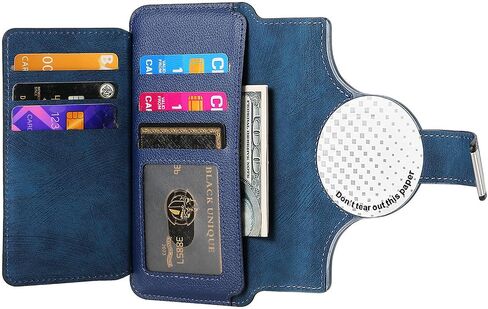 EEFIO Compatible for iPhone 16 Magnetic flip Phone Card case, flip Leather with Magnetic Buckle and Stand Phone Card case, Suitable for iPhone 16 Pro 6.1 inches (Brown) in Saudi Arabia