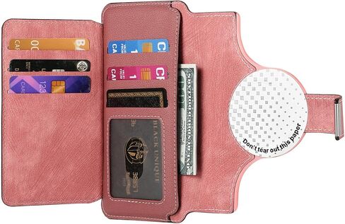 EEFIO Compatible for iPhone 16 Magnetic flip Phone Card case, flip Leather with Magnetic Buckle and Stand Phone Card case, Suitable for iPhone 16 Pro 6.1 inches (Brown) in Saudi Arabia
