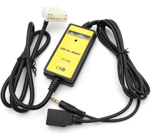 محول إدخال USB وAUX لصوت السيارة من Yomikoo لسيارة Toyota Yaris 1999-2005، Highlander 1998-2003، Corolla 1998-2002، Camry 1998-2004 in Kuwait