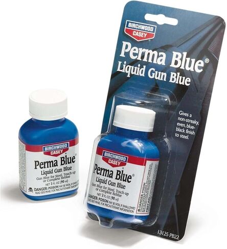 Birchwood Casey Fast-Acting Long-Lasting Perma Blue Paste/Liquid Gun Blue for Steel, Touch-Up & Complete Reblue in Kuwait