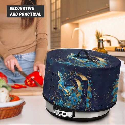 Rooster Crock Pot Cover Dust Cover Cute Chicken Slow Cooker Dust Cover 6 7 8 Oval Crock Pot Washable Appliance Cover Universal Fit Most Crock Pot in Saudi Arabia