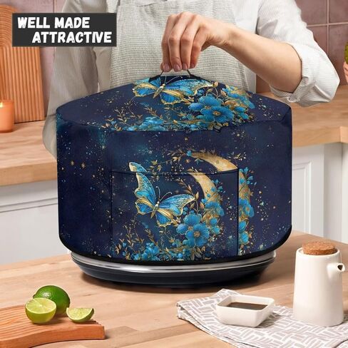 Rooster Crock Pot Cover Dust Cover Cute Chicken Slow Cooker Dust Cover 6 7 8 Oval Crock Pot Washable Appliance Cover Universal Fit Most Crock Pot in Saudi Arabia
