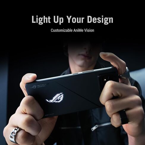 ASUS ROG Phone 8 Pro هاتف أندرويد غير مقفل، الإصدار الأمريكي، شاشة AMOLED مقاس 6.78 بوصة 165 هرتز، 512 جيجابايت، ذاكرة الوصول العشوائي 16 جيجابايت، بطارية 5500 مللي أمبير، كاميرا Gimbal 50 ميجابكسل، أمامية 32 ميجابكسل، Snapdragon 8 Gen 3، ثنائي شريحة الات in Saudi Arabia