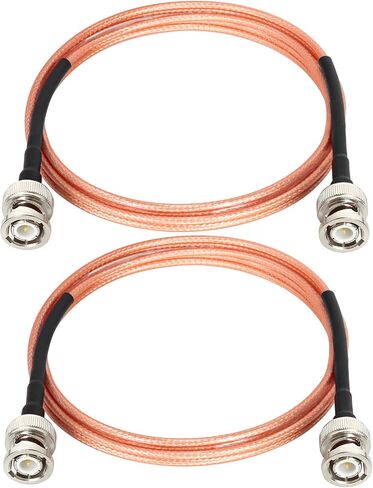 XRDS -RF BNC Cable 5FT, 50 Ohm BNC Cable BNC Male to BNC Male Cable BNC RG316 Antenna Cable for Antenna Scanners or Handheld Ham Radios etc. (2PCS) in Saudi Arabia