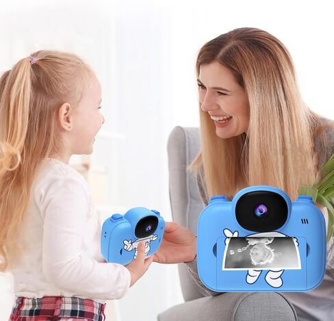 Kids Camera Instant Print 3.5 Inch, Instant Print Camera for Kids with SD Card, Kids Instant Print Camera That Prints Pictures Instantly Toy Camera Christmas Birthday Gifts for 3-12 Year Old Girl Boy in Saudi Arabia