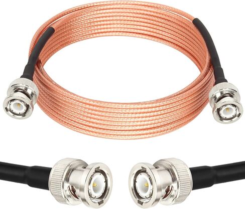 XRDS -RF BNC Cable 5FT, 50 Ohm BNC Cable BNC Male to BNC Male Cable BNC RG316 Antenna Cable for Antenna Scanners or Handheld Ham Radios etc. (2PCS) in Saudi Arabia