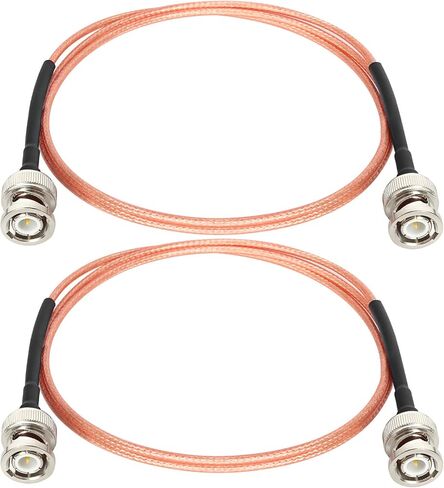 XRDS -RF BNC Cable 5FT, 50 Ohm BNC Cable BNC Male to BNC Male Cable BNC RG316 Antenna Cable for Antenna Scanners or Handheld Ham Radios etc. (2PCS) in Saudi Arabia