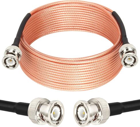 XRDS -RF BNC Cable 5FT, 50 Ohm BNC Cable BNC Male to BNC Male Cable BNC RG316 Antenna Cable for Antenna Scanners or Handheld Ham Radios etc. (2PCS) in Saudi Arabia