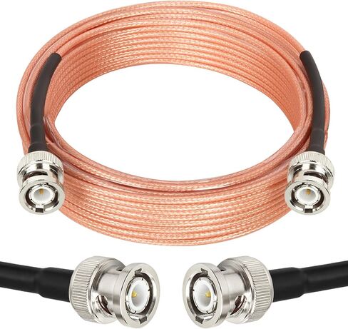 XRDS -RF BNC Cable 5FT, 50 Ohm BNC Cable BNC Male to BNC Male Cable BNC RG316 Antenna Cable for Antenna Scanners or Handheld Ham Radios etc. (2PCS) in Saudi Arabia
