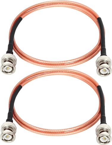 XRDS -RF BNC Cable 5FT, 50 Ohm BNC Cable BNC Male to BNC Male Cable BNC RG316 Antenna Cable for Antenna Scanners or Handheld Ham Radios etc. (2PCS) in Saudi Arabia