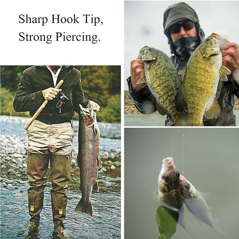 10PCS High-Carbon Steel Circle Hooks Eagle Claw Fishing Hooks, Freshwater and Saltwater Fishing Hooks for Tuna, Catfish, Bass in Saudi Arabia