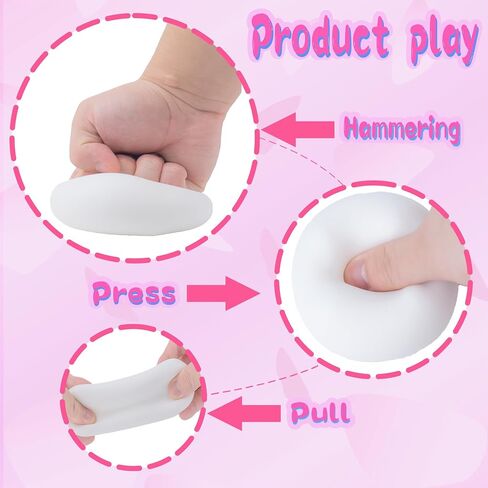 Stress Cube Squishy Balls - Collectible Fudge Candy- Soft Sensory Fidget Toy - (Set of 2) - Slow Rising Stress Balls Stretchy Fidget Fudge Cube for Anxiety Stress Relief, Maltose Filling（Random Color） in Kuwait