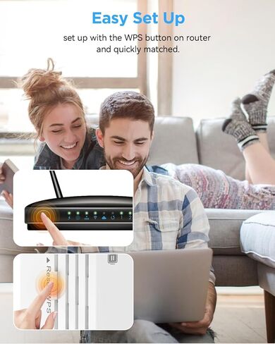 معزز إشارة موسعات WiFi للمنزل طويل المدى يصل إلى 12880 قدم مربع و105 أجهزة، معزز إشارة موسع WiFi، معزز شبكة WiFi موسع الإنترنت، موسع WiFi طويل المدى، موسع WiFi 1200 ميجا بت في الثانية in Kuwait