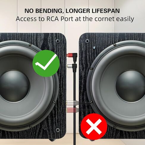 كابل مقسم صوت AUX ستيريو Y مقاس 3.5 مم إلى RCA، كابل 3.5 مم إلى RCA، محول RCA من 3.5 مم إلى 2 ذكر كابل AUX سلك AV للهواتف الذكية، MP3، الأجهزة اللوحية، مكبرات الصوت، المسرح المنزلي، HDTV (4.9FT) in Kuwait