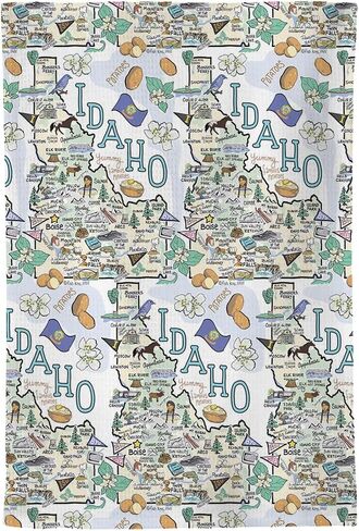 Fish Kiss 16"x24" Arkansas Map Towel is 100% Microfiber Waffle Weave Help You Explore in Detail – Our Super Absorbent & Soft, Machine Washable State Map Towel is Stain & Wrinkle Resistant in Saudi Arabia