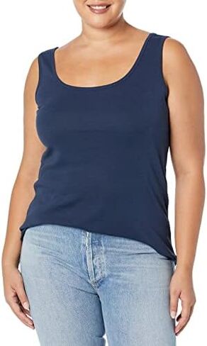 Avenue Women's Plus Size Tank Plain Ess a in Saudi Arabia