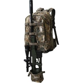 MYDAYS Hunting Backpack,Tactiacl Military Rucksack Rifle Holder Daypack with Rifle Carry System for Outdoor Hunting Camping Hiking (Camo)