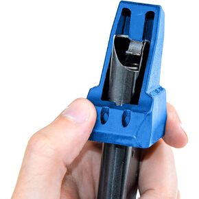 RAEIND Smith & Wesson M&P Shield Single Stack 9mm Pistol Magazine Speed Loader (Blue, 9mm)