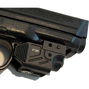 HiLight P3B Blue Laser Beam for Compact Pistol, Shockproof Compatible Portable, Military Grade Aluminum Ultra Low Profile Blue Dot Sight for Glock Pistol Handgun Rifle, Class IIIA <5mW