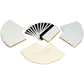 DATACARD GROUP, CONSUMABLES, CARD, STICKICARD ADHESIVE BACK CARD, CONTAINS (100) PER PACK, 1-9