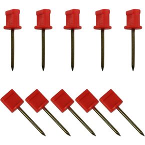 10pcs Archery Target Face Pins Red Archery Hunting Target Nail Pin Outdoor Sports Fasten Tools