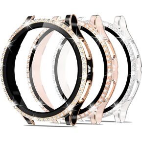 حافظة Goton Bling مصممة لساعة Samsung Galaxy Watch FE (2024)، وواقي شاشة Galaxy Watch 5 & 4 ملحقات 40 مم - غطاء وجه واقٍ من Bling Diamond مع طبقة من الزجاج المقوى in Kuwait