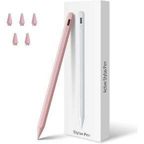 Stylus Pen for iPad 10th&9th Generation,Fast Charge for Apple iPad Pencil with Palm Rejection,Compatible with 2018-2024 iPad10/9/8/7/6 Gen,iPad Pro 13" M4/12.9"/11",iPad Air 3/4/5/M2,iPad Mini 5/6