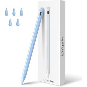 Stylus Pen for iPad 10th&9th Generation,Fast Charge for Apple iPad Pencil with Palm Rejection,Compatible with 2018-2024 iPad10/9/8/7/6 Gen,iPad Pro 13" M4/12.9"/11",iPad Air 3/4/5/M2,iPad Mini 5/6