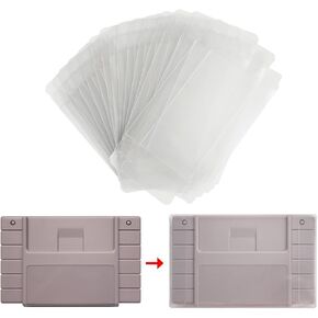15 Pack Clear Case Sleeve Protector for Super Nintendo SNES Game Cartridges
