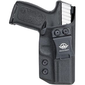 S&W SD9VE SD40VE Holster IWB Kydex Holster Custom Fit: Smith & Wesson SD9 VE / SD40 VE Pistol - Inside Waistband Carry - Adj. Cant Retention - Cover Mag-Button - No Wear, No Jitter