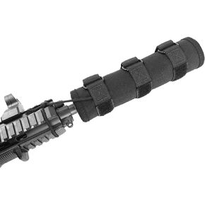 10 Inch Heat Insulation Suppressor Cover with Siliconed Microfiber Sleeve - Burnproof Suppressor Wrap for Hunting & Shooting Rifle