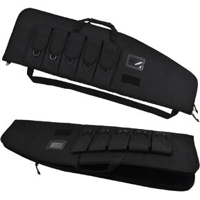 Soft Rifle Case Lightweight Tactical Gun Bag for Scoped Rifles with Accessory Pockets Adjustable Shoulder Strap Available Length in 38 42 Inch