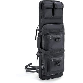 Gespann Tactical Rifle Backpack Soft Rifle Case Rifle Storage Holder for Hunting Trekking Hiking Fishing Rod Bag (Brown, 46 inches)
