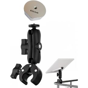 Starlink Mini Clamp Mount - 360° Adjustable Secure Clamp Mechanism, Fits 0.6"-1.5" Poles, Tool-Free Setup for RV ladders/Bikes, ATVs/Yacht/Camper/Motorhome/Guardrails and More