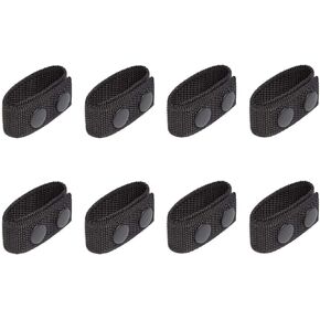 LUITON Duty Belt Keeper with Double Snaps for 2¼" Wide Belt Security Tactical Belt Police Military Equipment Accessories (Set of 8)