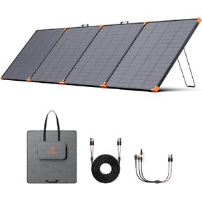 N-Type 16BB 450 Watt Portable Solar Panel,450W 38V Foldable Solar Panel for Power Station with 25% High Efficiency,IP68 Waterproof 4 Adjustable Kickstands for RV Camping Hurricane Blackout