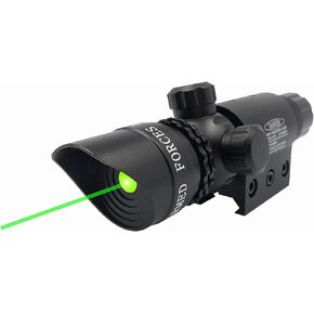 Waterproof Red&Green Dot Laser Sight Adjustable Sight for Rifles & Shotguns with Mounts and Cable Press Switch
