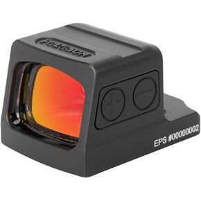 HOLOSUN EPS 2 MOA Dot Reflex Pistol Sight - Waterproof Dustproof Shake-Awake Parallax-Free Full-Sized Enclosed Handgun Sight - RMR-to-K Footprint Adapter Plate Included - Red & Green Dot Options
