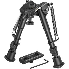 CVLIFE 6-9 Inches Bipod with Adapter for M-Rail