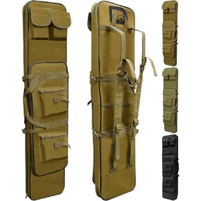 32"/37"/46" Rifle Bag, Black/Khaki/Green Tactical Long Rifle Backpack, Portable Shotgun Case for Firearm Storage and Transportation, Suitable for Outdoor Hunting Shooting
