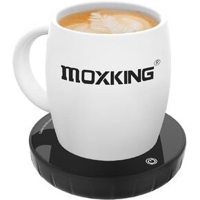 Coffee Mug Warmer with Auto Shut Off for Home Office Desk Use,Touch Control Tech Safety and Smart Temperature Settings for Coffee, Milk, Tea, Water (Black)