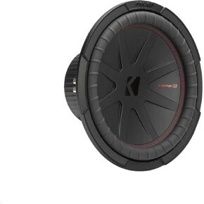 Kicker 48CWR124 CompR 12" Subwoofer, DVC, 4-ohm, 500 Watts RMS